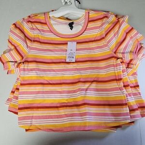 Wild Fable XXL Womens Striped‎ Crop Bundle (8)